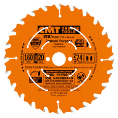 CMT 271.165.24H FAST FRAMING 6-1/2”x20mm(+5/8”)  T=24 ATB+SHEAR