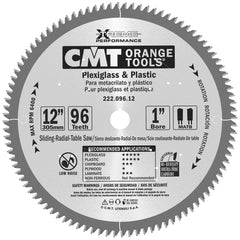 CMT 222.096.12 PLASTIC 12”x0.110”/0.087”x1’’  T=96 MATB (-3°NEG)
