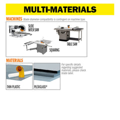 CMT 222.096.12 PLASTIC 12”x0.110”/0.087”x1’’  T=96 MATB (-3°NEG)
