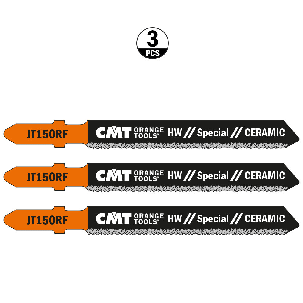 CMT JT150RF-3 JIG SAW BLADE FOR CERAMIC (CARBIDE TIPPED) 3-1/4” (3-PCS.)