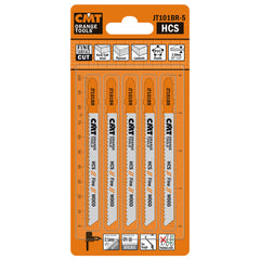 CMT JT101BR-5 JIG SAW BLADES WOOD/FINE STRAIGHT (HCS) 4”x 10TPI (5-PCS.)