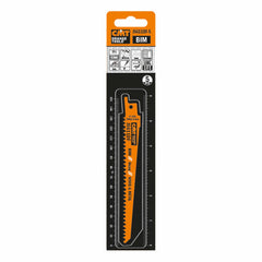 CMT JS611DF-5 RECIPROCATING SAW BLADES for WOOD&METAL (BIM) 6”x 6TPI  (5-PCS.)