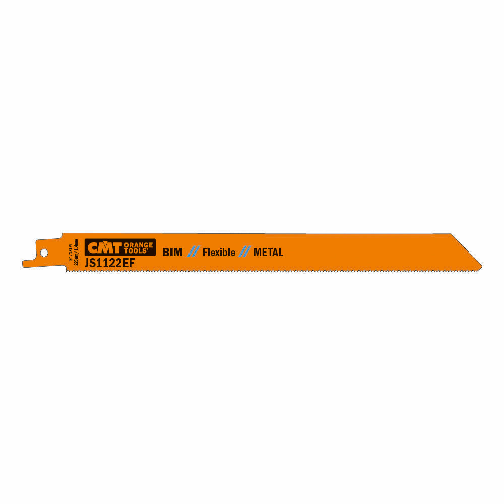 CMT JS1122EF-5 RECIPROCATING SAW BLADES for METAL (BIM) 9”x 18TPI  (5-PCS.)