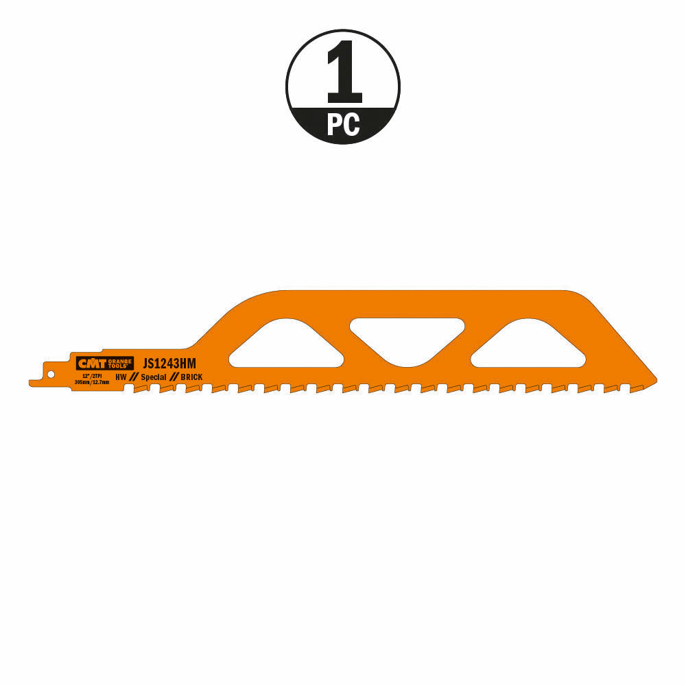 CMT JS1243HM SPECIAL RECIPROCATING SAW BLADE 12” x 2TPI  (1-PC.)