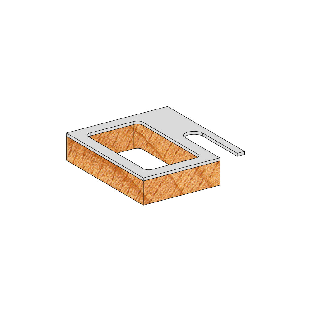 CMT 81651 CMT CONTRACTOR® PANEL PILOT BIT D=1/2”x1”   S=1/2”