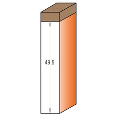 CMT 652.691.11B PATTERN ROUTER BITS WITH INSERT KNIVES D=3/4”x1-61/64”  S=1/2”