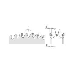 CMT 283.064.09M ULTRA FINISH - PLYWOOD & MELAMINE 220x30mm  T=64 Hi-ATB (-5° NEG)
