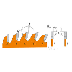 CMT P10060S ITK-PLUS® FINISH SLIDING COMPOUND 10”x5/8”  T=60 ATB+SHEAR