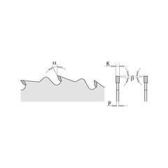 CMT K02407 ITK CONTRACTOR FRAMING/DECKING 7-1/4’’x0.071”/0.047”x5/8”<>  T=24 ATB