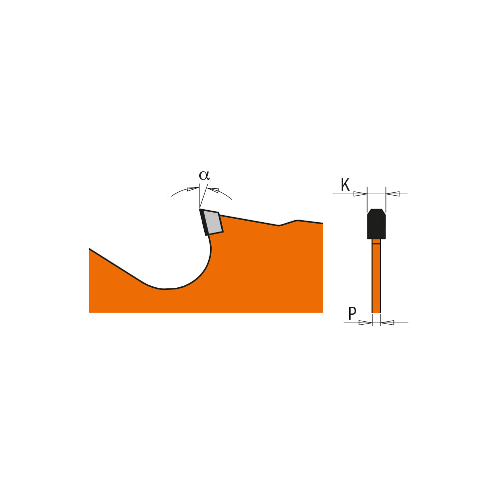 CMT 236.160.04H DIAMOND FOR FIBER CEMENT PRODUCTS D=160x20mm  T=4 TCG