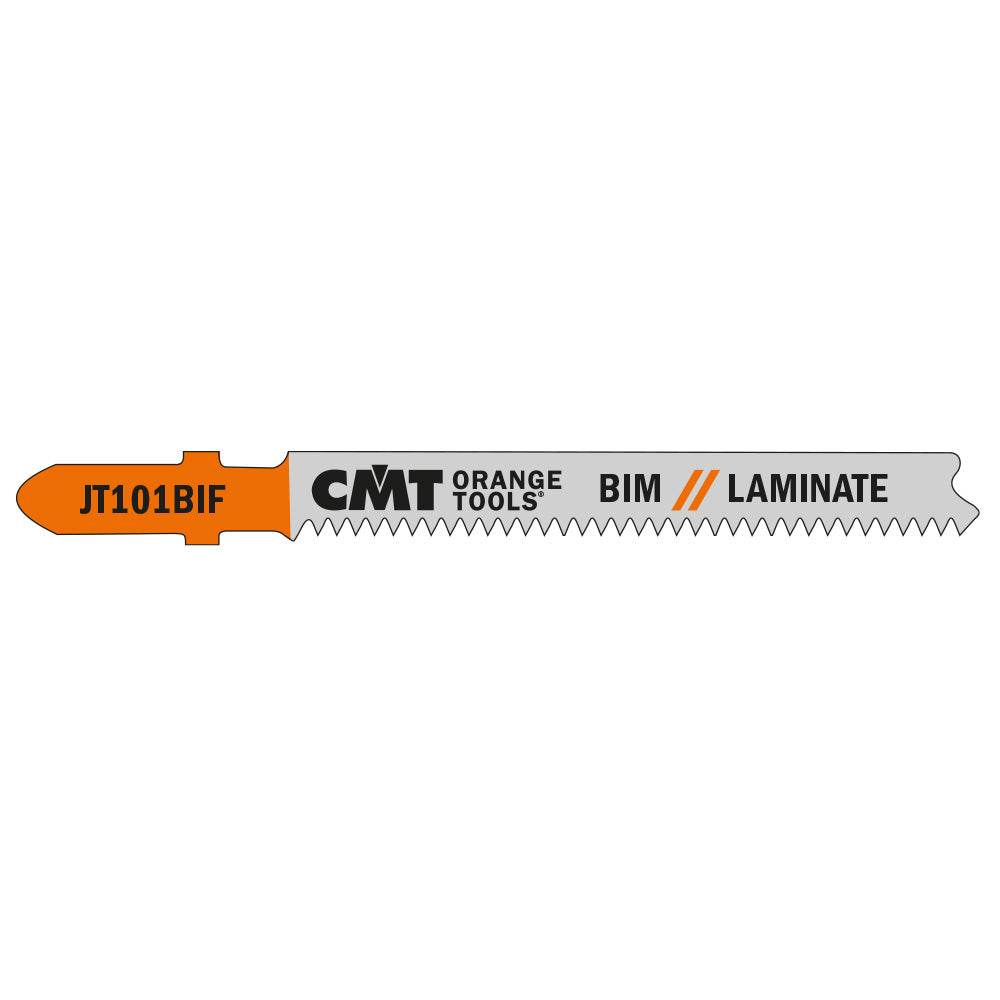 CMT JT101BIF-5 JIG SAW BLADES LAMINATE/FINE STRAIGHT (BIM) 3-1/4”x 15TPI (5-PCS.)