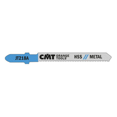 CMT JT218A-5 JIG SAW BLADES METAL/FINE CURVE (HSS) 3”x 21TPI (5-PCS.)