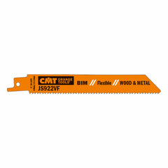 CMT JS922VF-5 RECIPROCATING SAW BLADES for WOOD&METAL (BIM) 6”x 10-14TPI  (5-PCS.)