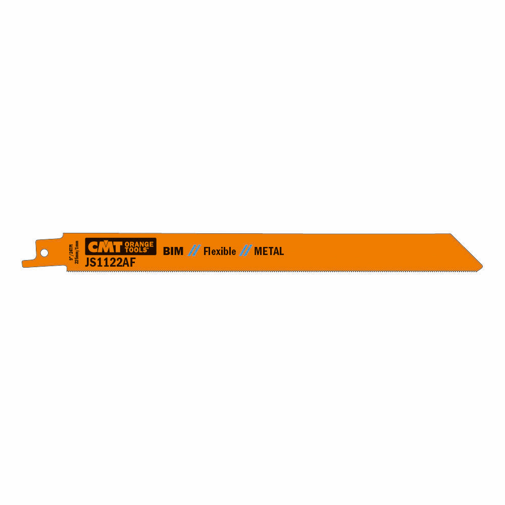 CMT JS1122AF-5 RECIPROCATING SAW BLADES for METAL (BIM) 9”x 24TPI  (5-PCS.)