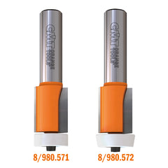 CMT 880.572.11 SOLID SURFACE - SINK & TRIM BIT  D=7/8”x1”  A=10°  S=1/2”