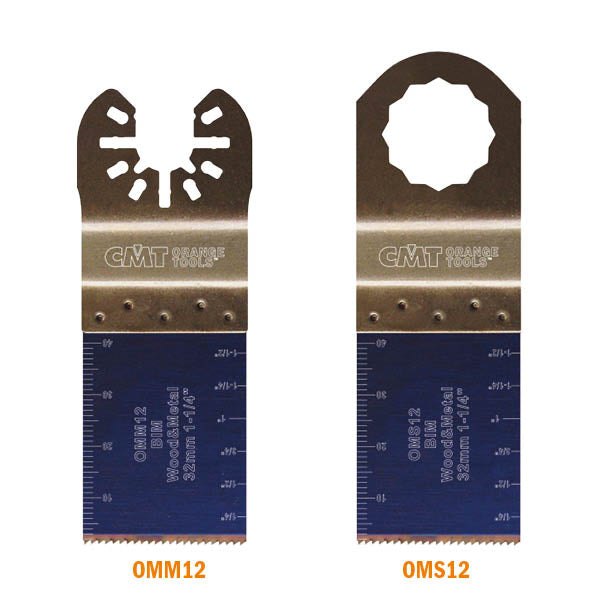 CMT OMM12-X1 1-5/16” PLUNGE AND FLUSH-CUT FOR WOOD&METAL - BIM  (1-PC.)