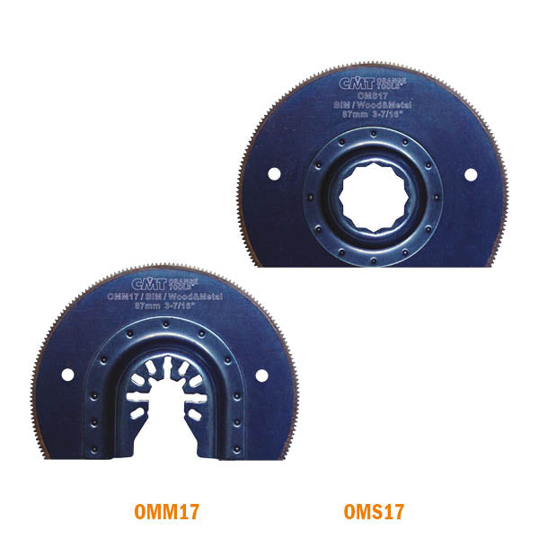 CMT OMM17-X1 3-7/16” RADIAL SAW BLADE FOR WOOD&METAL - BIM  (1-PC.)