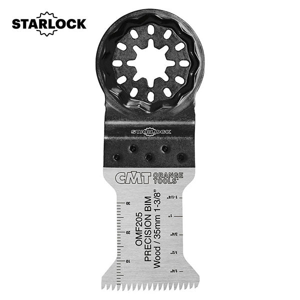 CMT OMF205-X5 1-3/8” PRECISION CUT BLADE WITH JAPANESE TOOTHING - BIM - SL  (5-PCS.)