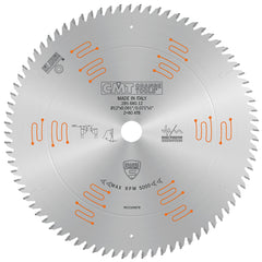 CMT 285.680.12 FINE FINISH SLIDING COMPOUND 12”x0.094”/0.071”x1”  T=80 ATB