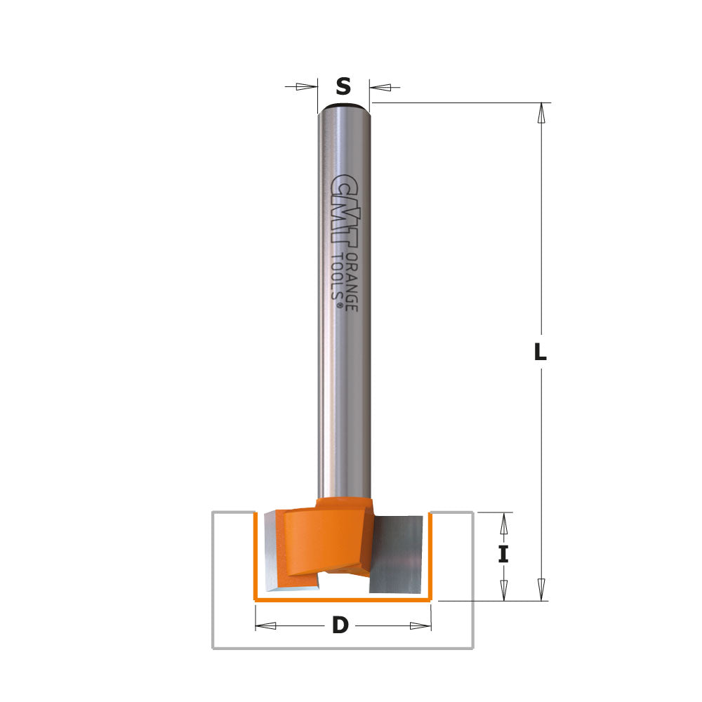 CMT 852.504.11 DADO & PLANER BIT D=1-1/2”x5/8”    S=1/2”