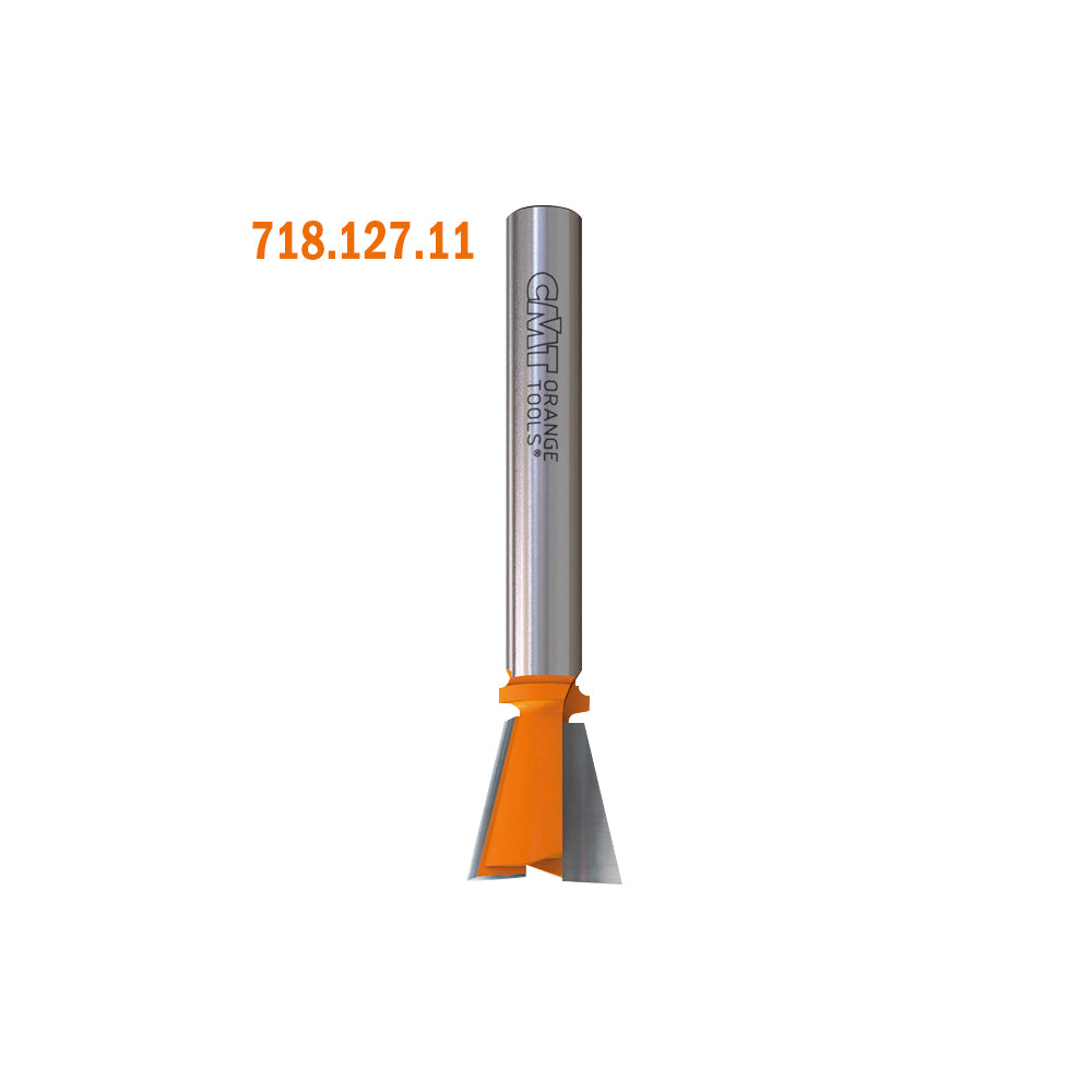 CMT 818.191.11 DOVETAIL BITS  D=3/4”  A=14°  S=1/4”