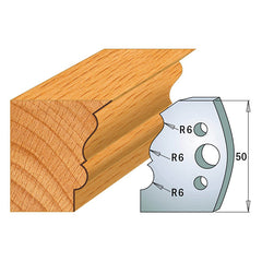 CMT 690.509 PROFILE KNIVES FOR INSERT SHAPER SYSTEM SP 1-31/32”x5/32” (50x4mm)