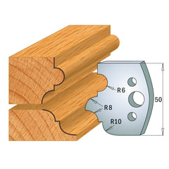 CMT 690.520 PROFILE KNIVES FOR INSERT SHAPER SYSTEM SP 1-31/32”x5/32” (50x4mm)