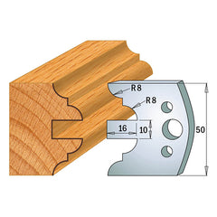 CMT 690.522 PROFILE KNIVES FOR INSERT SHAPER SYSTEM SP 1-31/32”x5/32” (50x4mm)