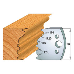 CMT 690.513 PROFILE KNIVES FOR INSERT SHAPER SYSTEM SP 1-31/32”x5/32” (50x4mm)