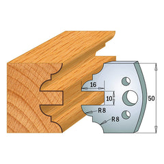 CMT 690.523 PROFILE KNIVES FOR INSERT SHAPER SYSTEM SP 1-31/32”x5/32” (50x4mm)