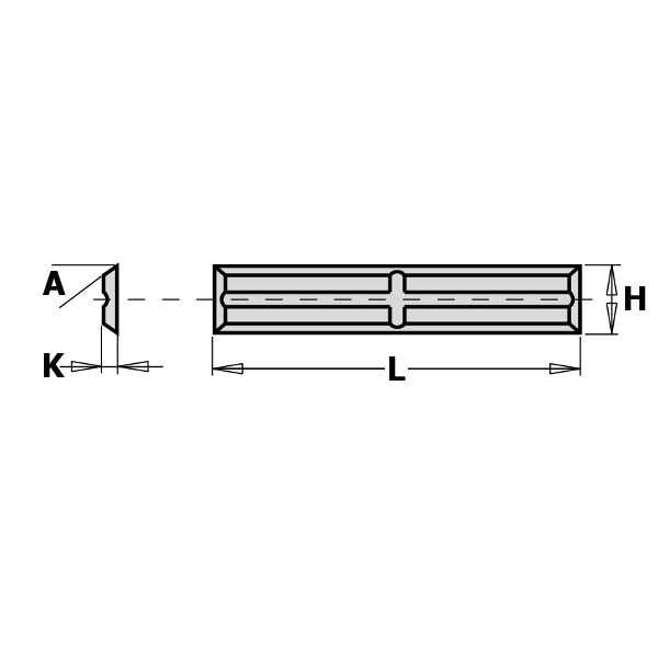 CMT 790.500.01 SOLID CARBIDE KNIVES (4/35°) 50x5.5x1.1mm HW-K1920