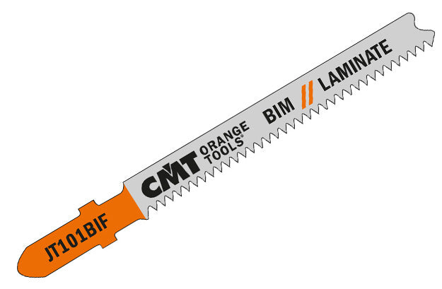 CMT JT101BIF-5 JIG SAW BLADES LAMINATE/FINE STRAIGHT (BIM) 3-1/4”x 15TPI (5-PCS.)