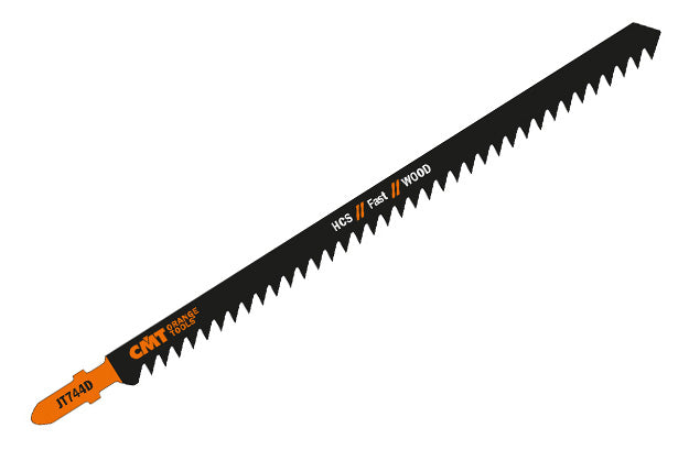 CMT JT744D-3 JIG SAW BLADES WOOD/COARSE STRAIGHT (HCS) 7-3/32”x 6TPI (3-PCS.)