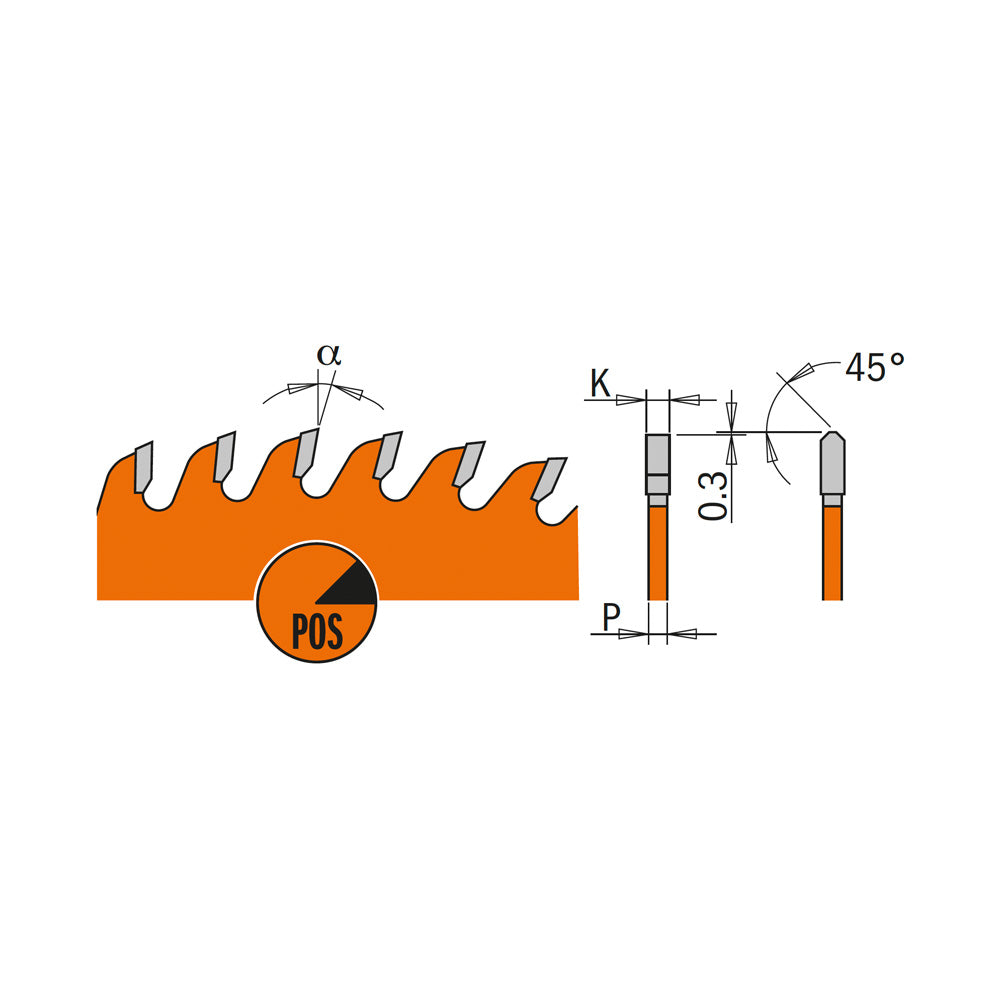 CMT 284.700.10 THIN NON-FERROUS METAL & PLASTICS 10”x0.126”/0.098”x5/8”  T=96 TCG