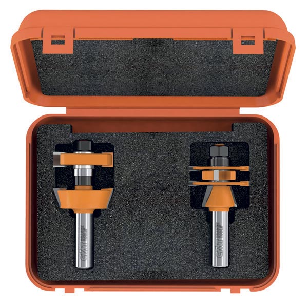 CMT 800.624.11 ADJUSTABLE SHAKER ROUTER BIT SETS D=1-5/8”  S=1/2” (2-PCS.)