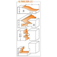 CMT 800.511.11 5-PIECE COMPLETE KITCHEN SET   S=1/2”