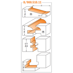 CMT 800.509.11 5-PIECE COMPLETE KITCHEN SET   S=1/2”