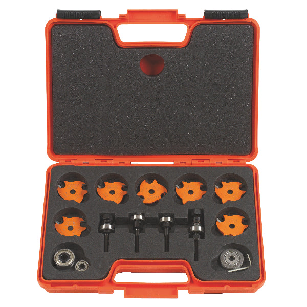 CMT 823.001.11 SLOT CUTTER SET S=1/4” - 1/2”  (7-PCS.)  T=3