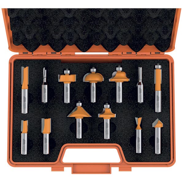 CMT 800.505.11 13-PIECE ROUTER BIT SET  S=1/2”