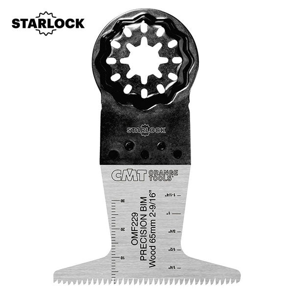 thumbnail image 2 of CMT OMM06-x5 Multitool Saw Blade (Japanese Toothing) For Wood 68mm 5 Pieces 2 of 10