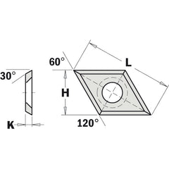CMT 790.280.00 SOLID CARBIDE KNIVES (2/30°) 28x14x2mm HW-K1920