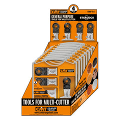 CMT OMF-X4 GENERAL PURPOSE SET FOR MULTI-CUTTERS (4-PCS.)