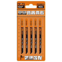 CMT JT244DDC-5 JIG SAW BLADES WOOD/COARSE CURVE DUO CUT (HCS) 4”x 6TPI (5-PCS.)