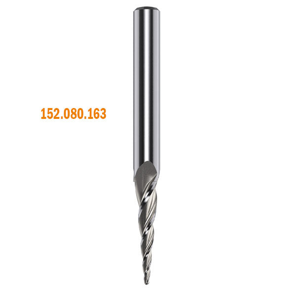 CMT 152.064.322 SOLID CARBIBE CONICAL SPIRAL BIT D=1/8”x1”x3”   S=1/4”  RH