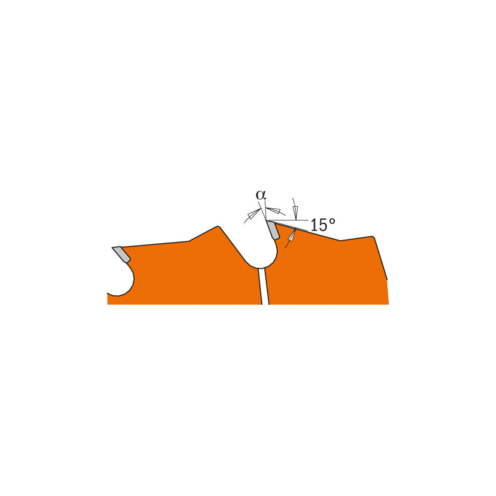 CMT P06540-X10 ITK-PLUS® ULTIMATE FINISH V-DRIVE 6-1/2”x5/8”<> (10-PC. BULK MASTERPACK)
