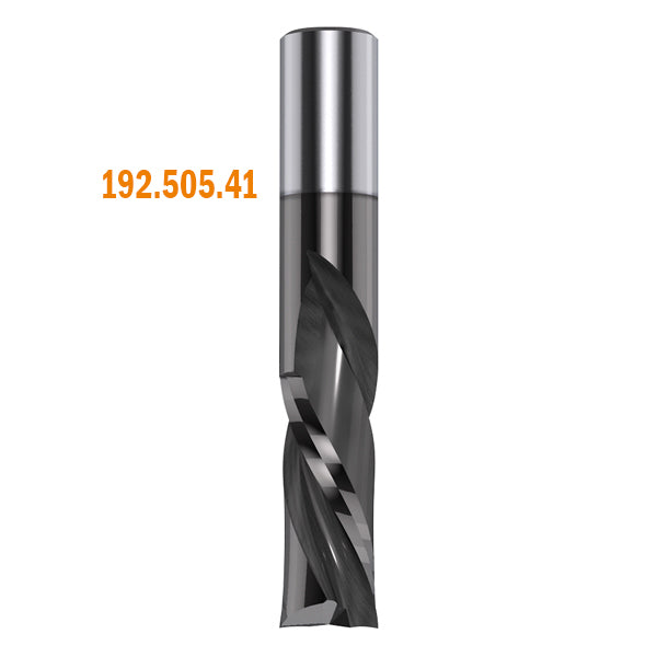 CMT 192.506.41 SOLID CARBIDE DOWN-CUT SPIRAL BITS D=1/2”x1-1/2”x3-1/2” RH (DLCS)