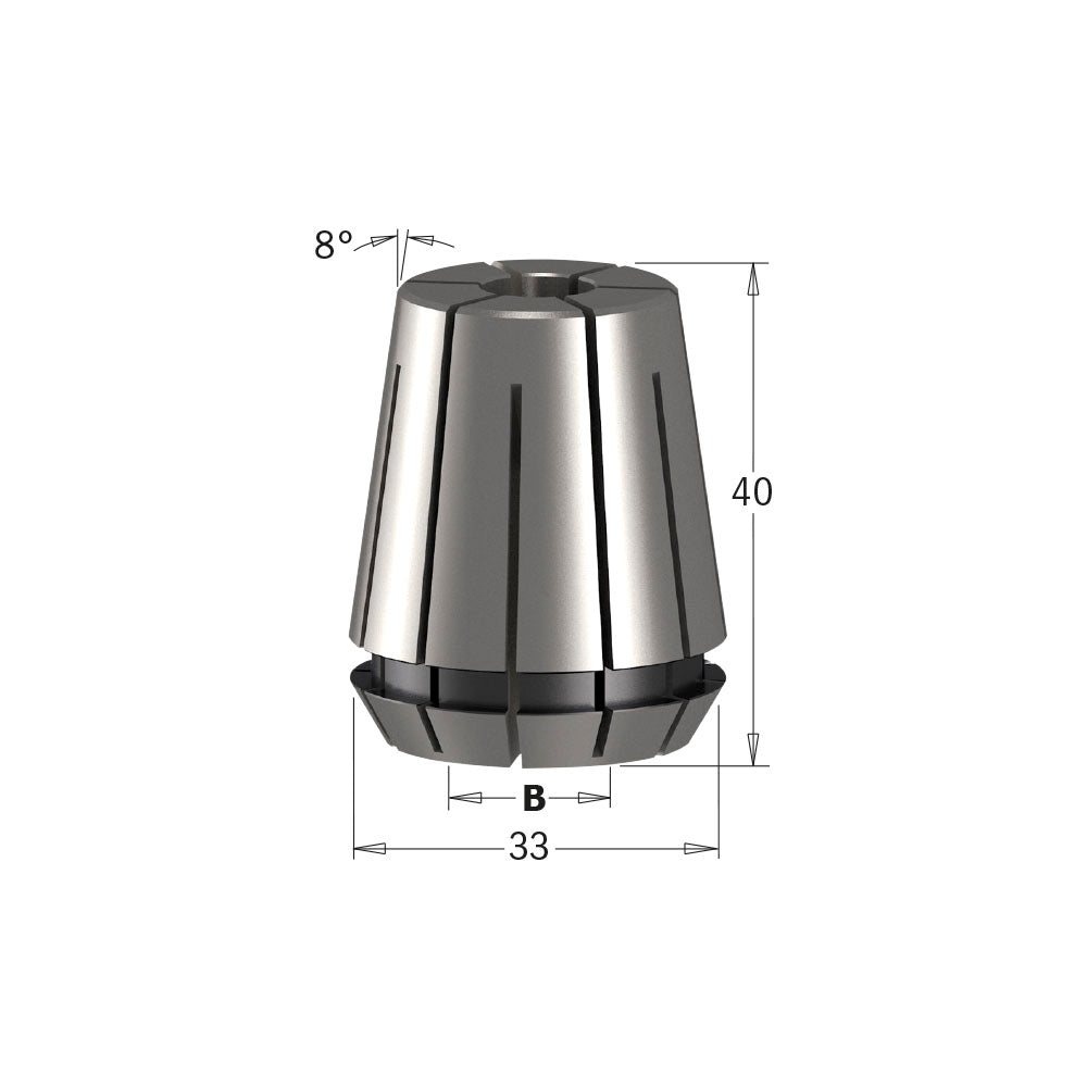 CMT 184.080.00 PRECISION COLLET DIN6499 ER32 D=5/16’’ (8mm)