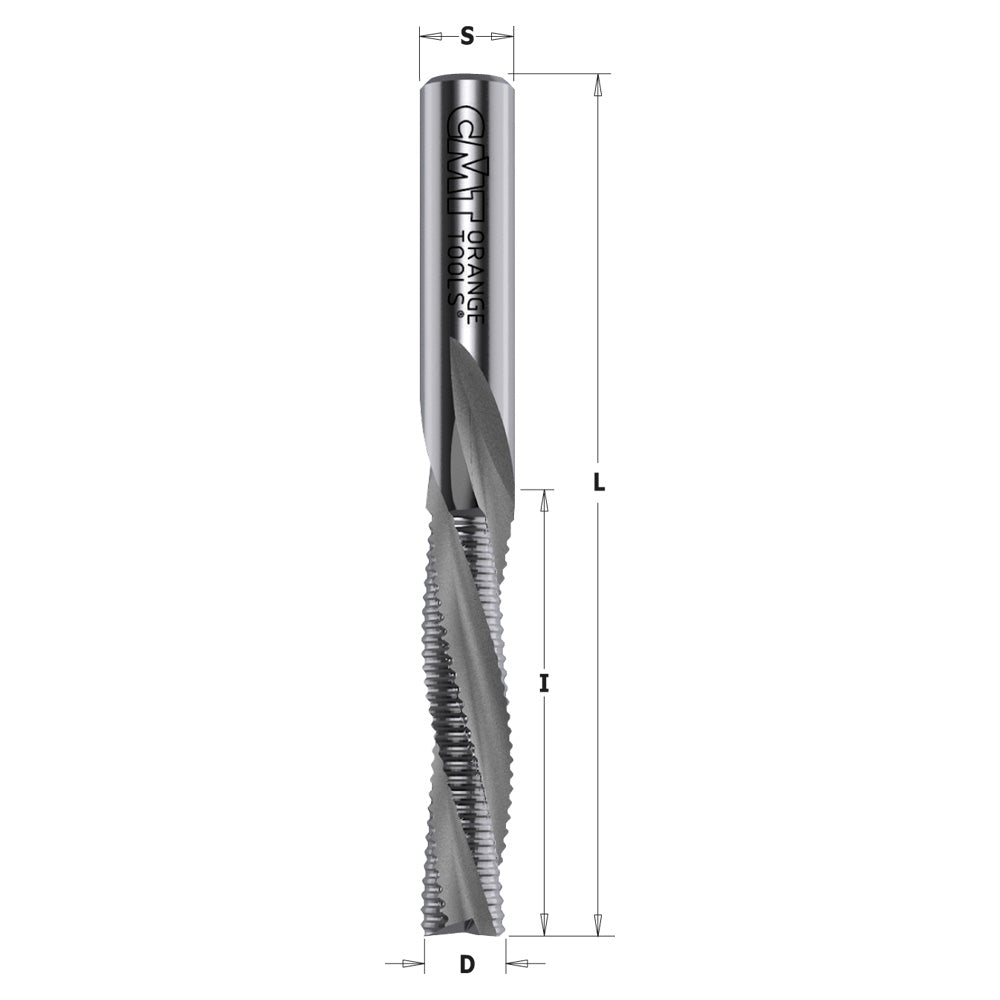 CMT 196.506.11 SOLID CARBIDE DOWNCUT SPIRAL BIT 1/2’’