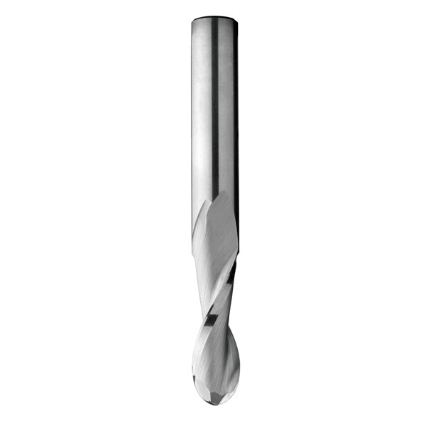 CMT 199.001.11 SOLID CARBIDE UPCUT BALL NOSE SPIRAL BIT 1/8”