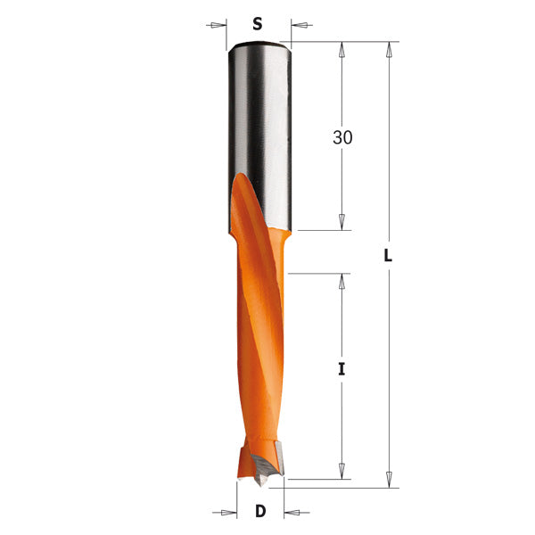 CMT 311.045.11 DOWEL DRILL 4.5x35x70mm  RH